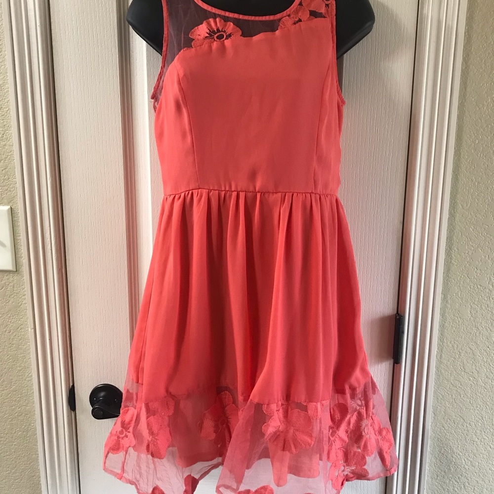 Coral sundress